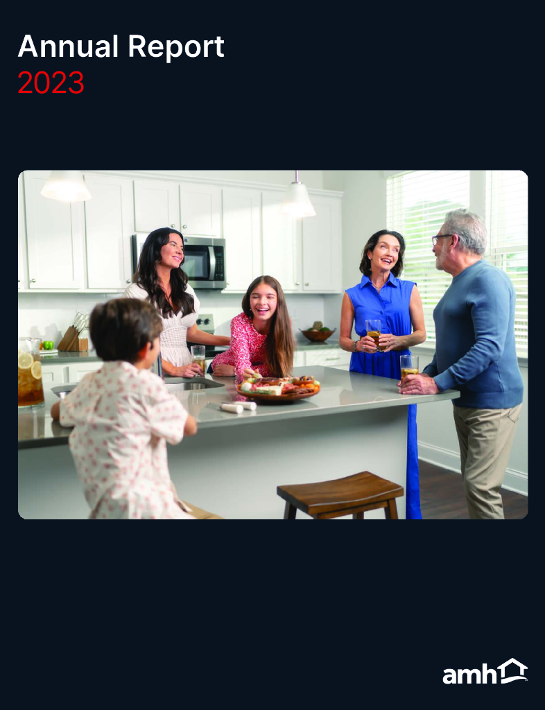 American Homes 4 Rent（AMH）2023财年年度报告（英文版）