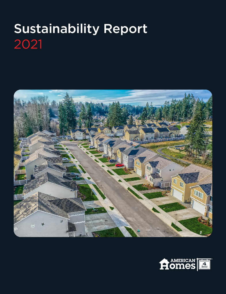 American Homes 4 Rent（AMH）2021年可持续发展报告（英文版）