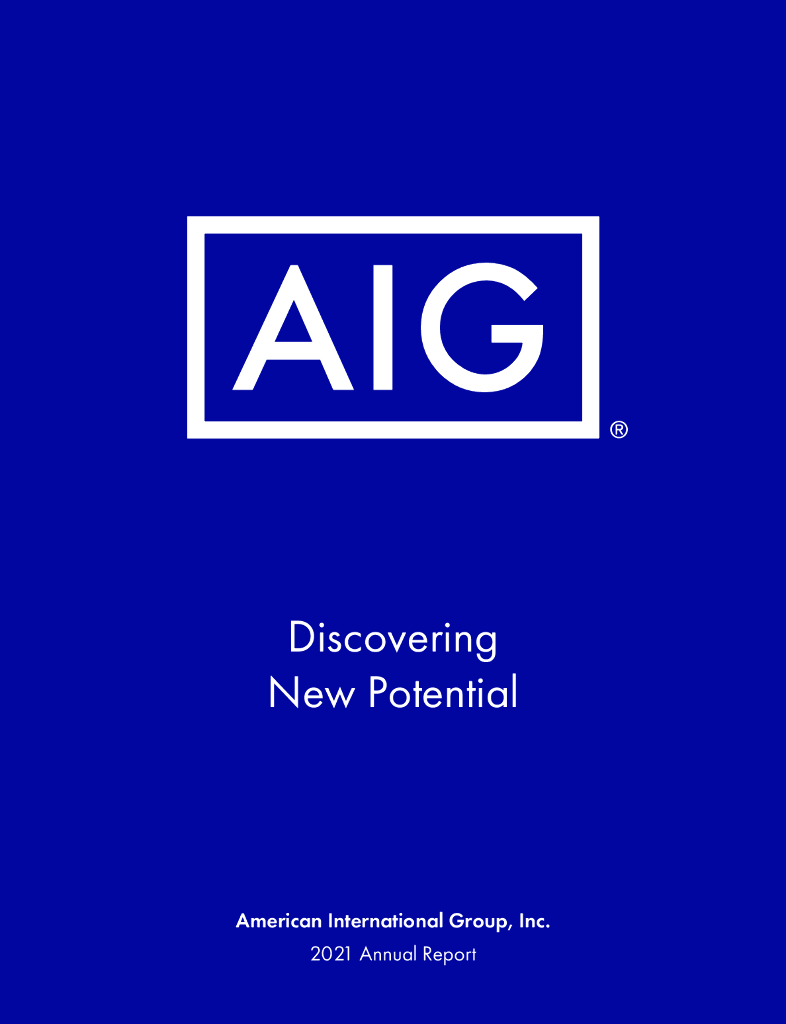 American International Group, Inc.（AIG）2021财年年度报告（英文版）
