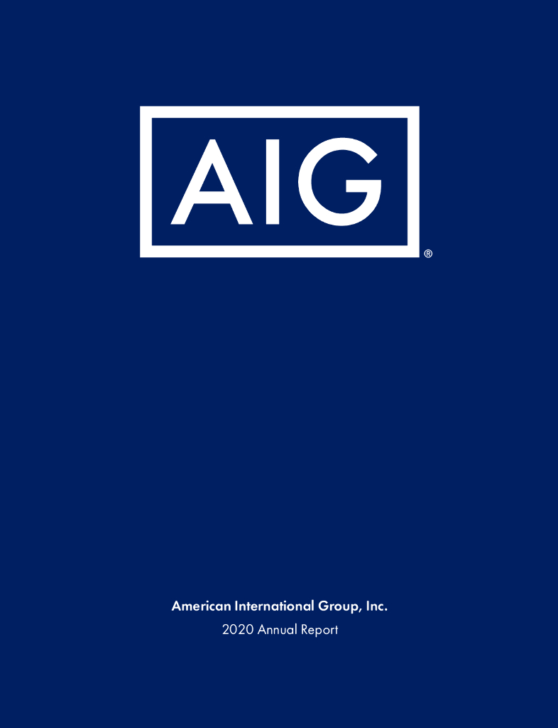 American International Group, Inc.（AIG）2020财年年度报告（英文版）