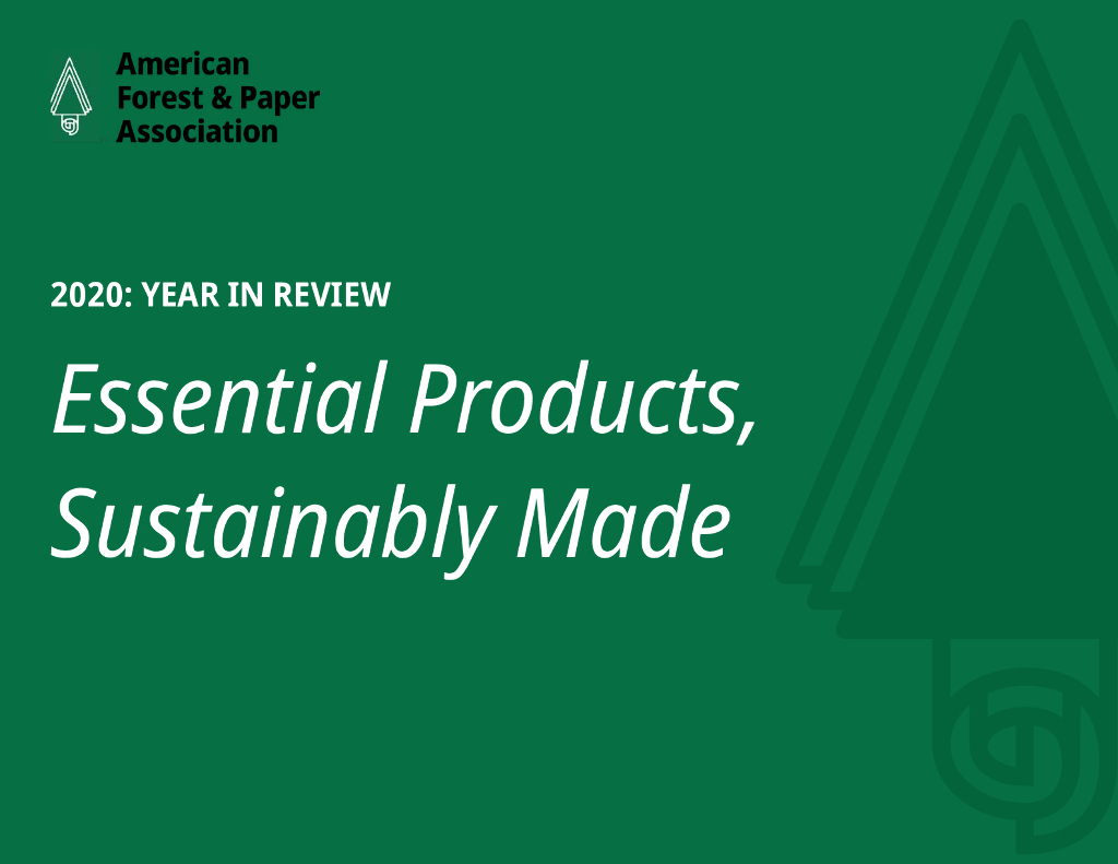 American Forest & Paper Association 2020财年年度报告（英文版）