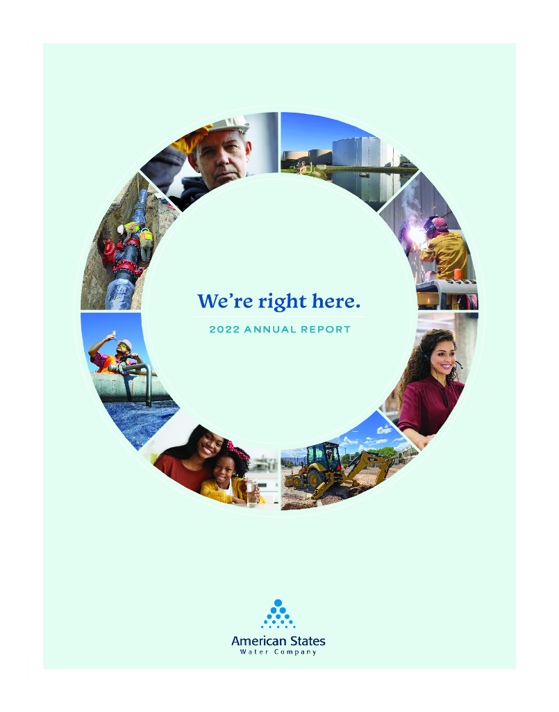 American States Water Company（AWR）2022财年年度报告（英文版）