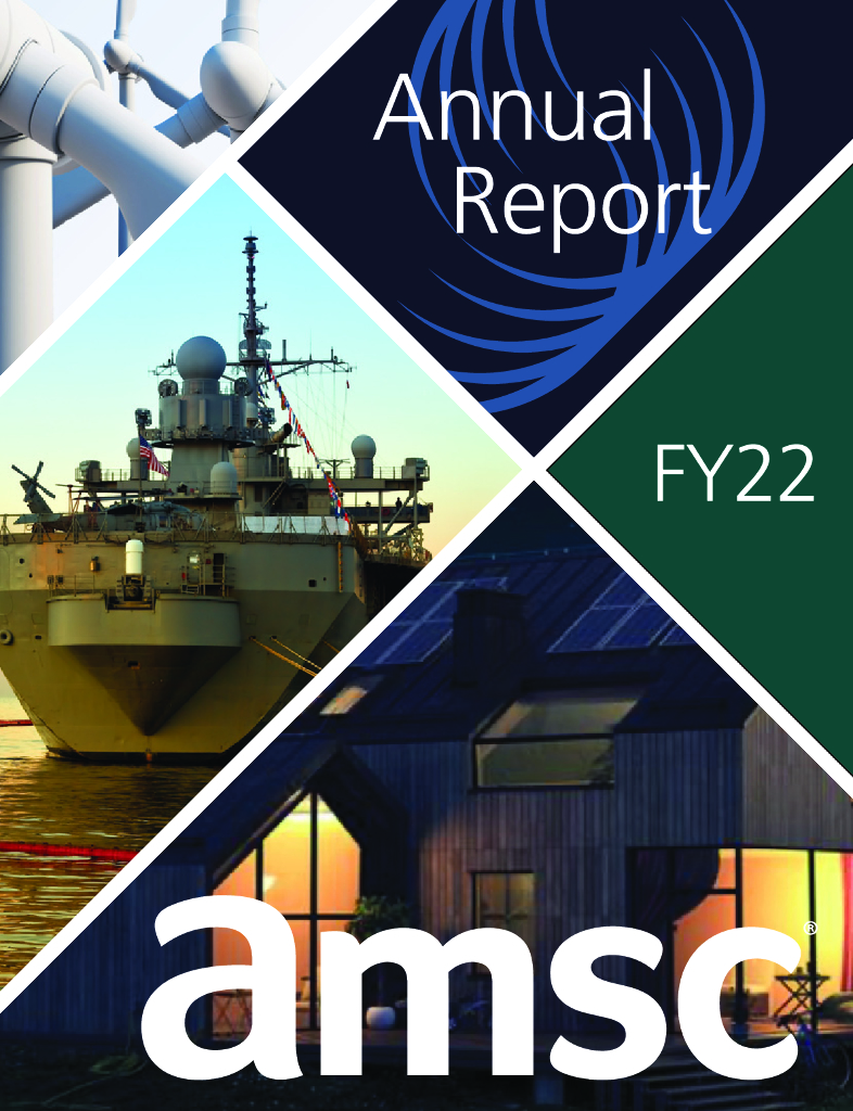 American Superconductor Corporation（AMSC）2022财年年度报告（英文版）