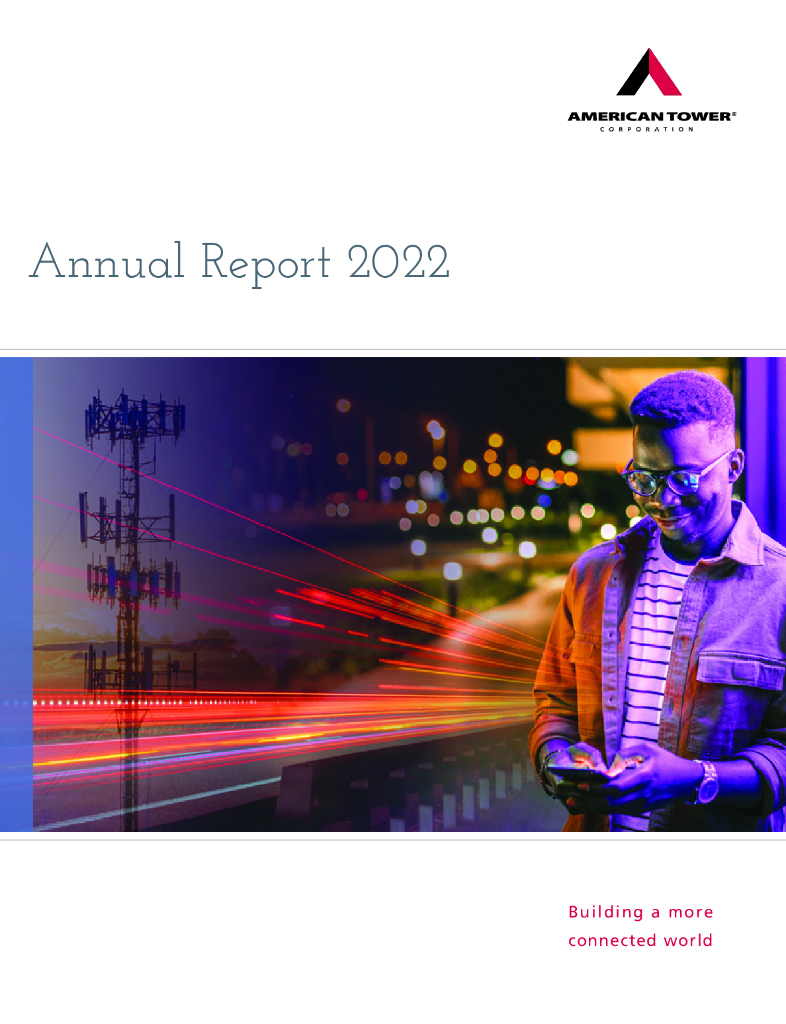 American Tower Corporation（AMT）2022财年年度报告（英文版）