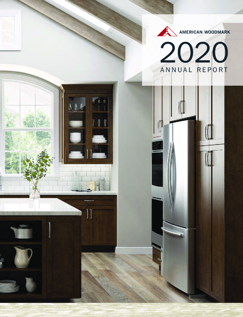 American Woodmark Corp.（AMWD）2020财年年度报告（英文版）
