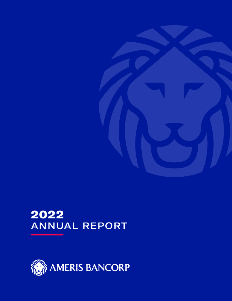 Ameris Bancorp（ABCB）2022财年年度报告（英文版）