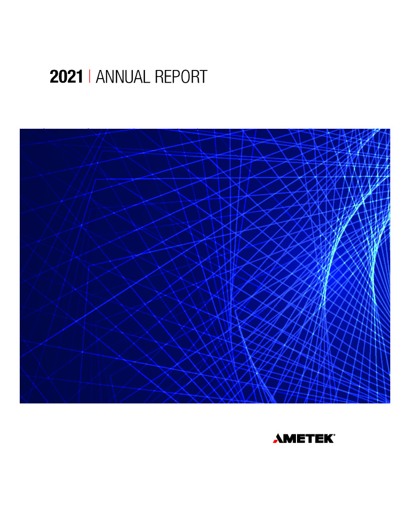 Ametek Inc.（AME）2020财年年度报告（英文版）