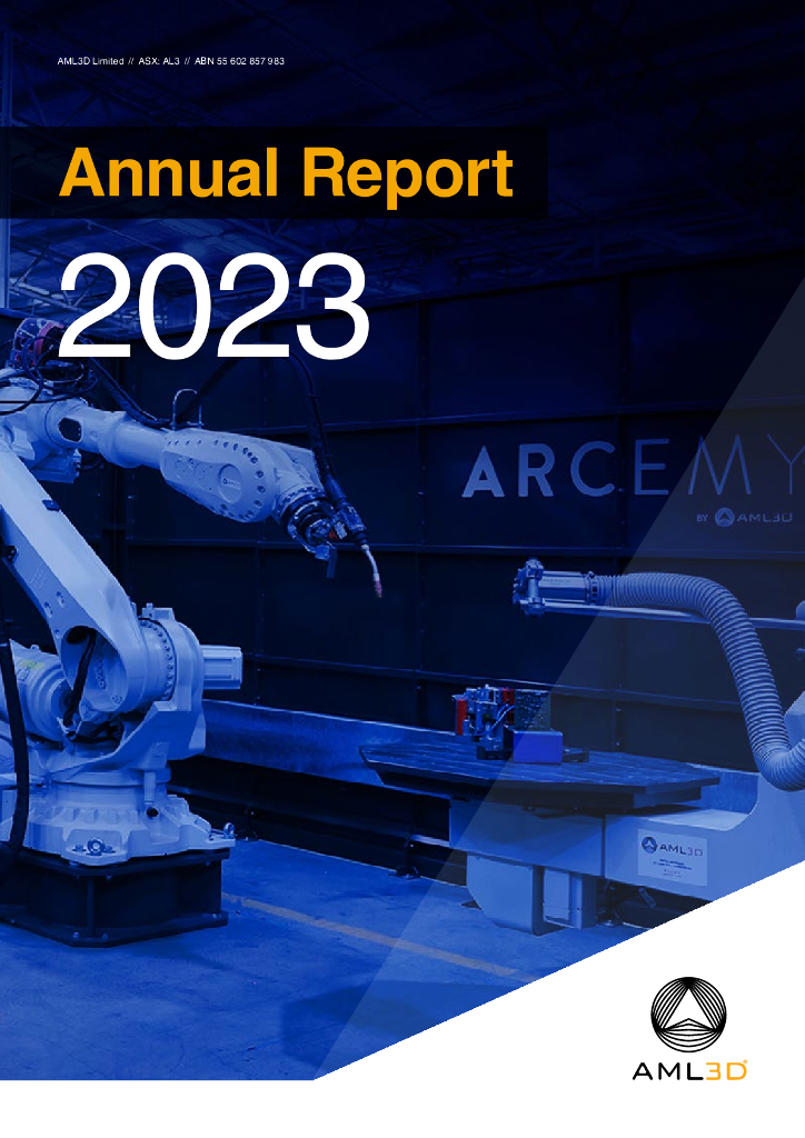 AML3D Limited（AL3）2023财年年度报告（英文版）