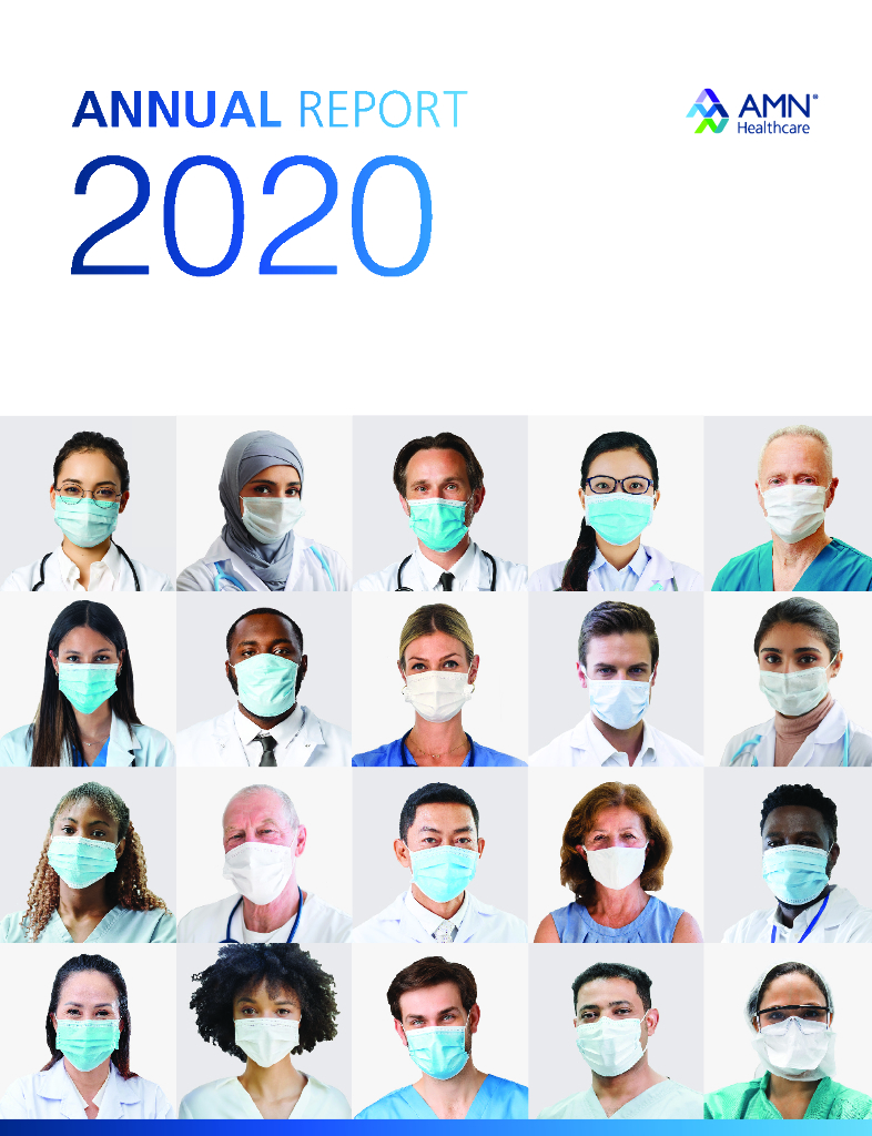 AMN Healthcare Services Inc.（AMN）2020财年年度报告（英文版）