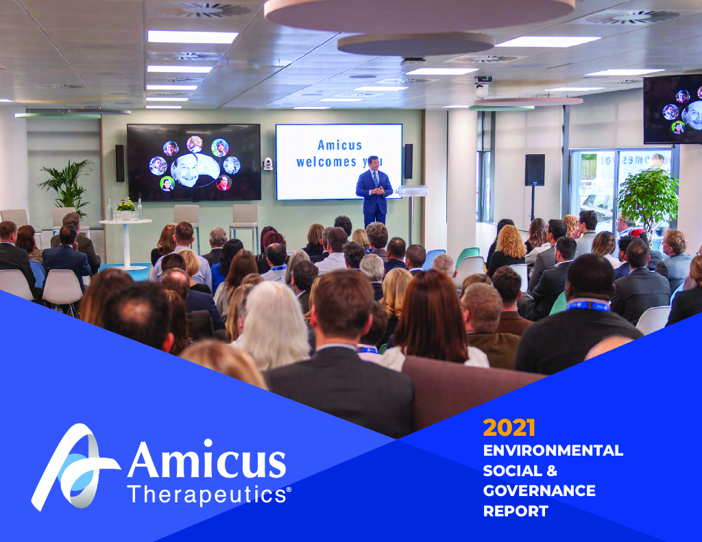 Amicus Therapeutics, Inc.（FOLD）2021年ESG报告（英文版）