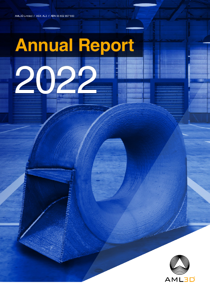 AML3D Limited（AL3）2022财年年度报告（英文版）