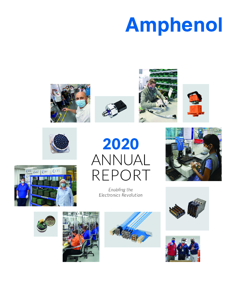 Amphenol Corporation（APH）2020财年年度报告（英文版）