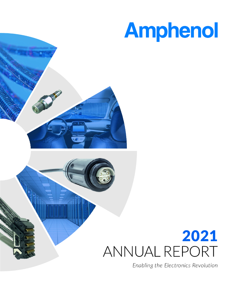 Amphenol Corporation（APH）2021财年年度报告（英文版）