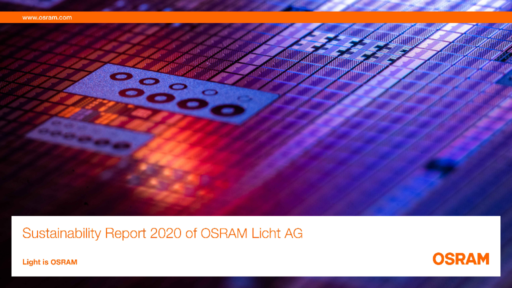 ams-OSRAM 2020年可持续发展报告（英文版）