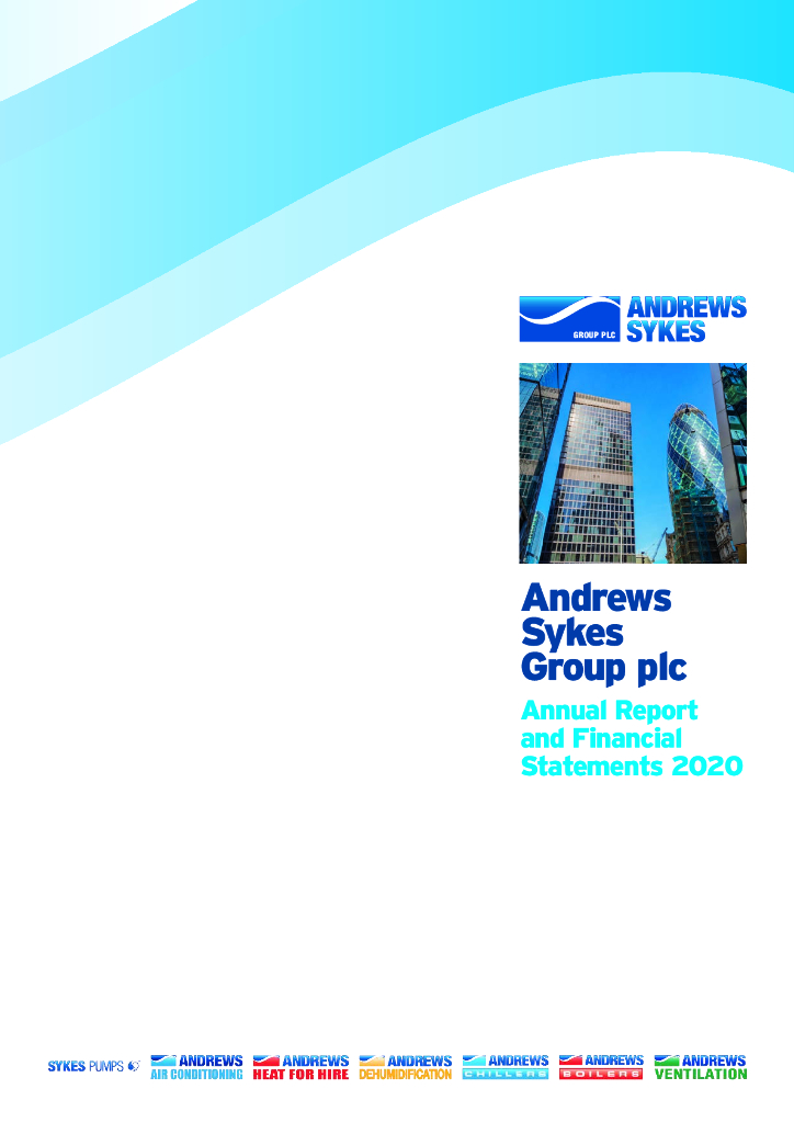 Andrews Sykes Group plc（ASY）2020财年年度报告（英文版）