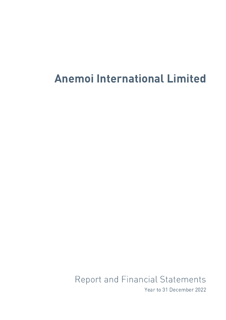 Anemoi International Ltd（AMOI）2022财年年度报告（英文版）