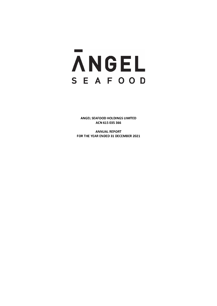 Angel Seafood（AS1）2021财年年度报告（英文版）