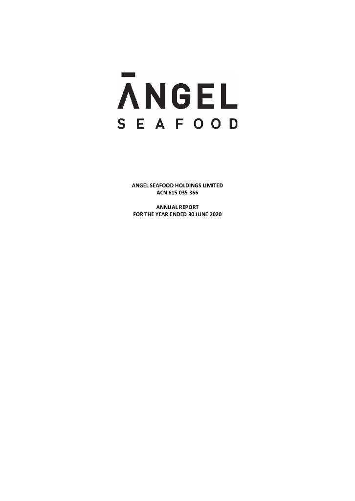Angel Seafood（AS1）2020财年年度报告（英文版）
