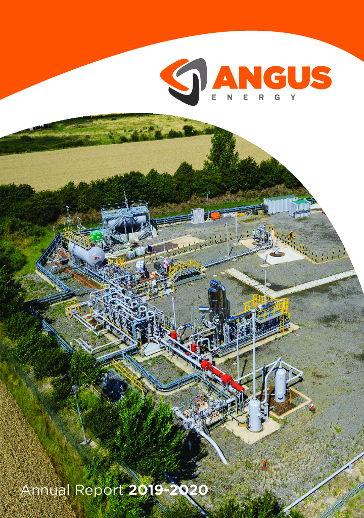 Angus Energy PLC（ANGS）2020财年年度报告（英文版）