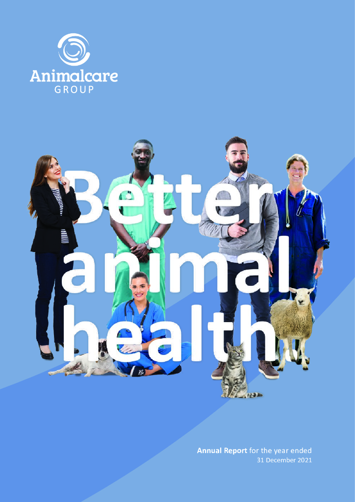 Animalcare Group plc（ANCR）2021财年年度报告（英文版）