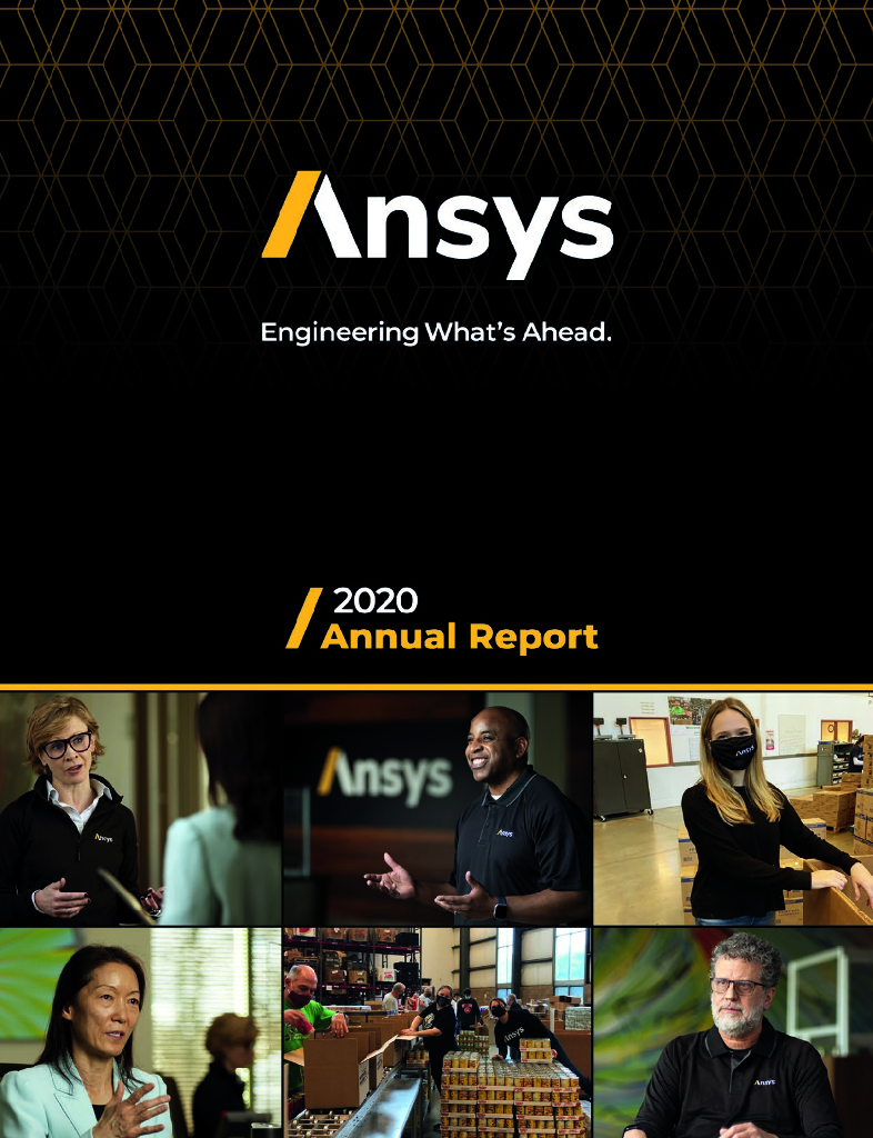 ANSYS Inc.（ANSS）2020财年年度报告（英文版）