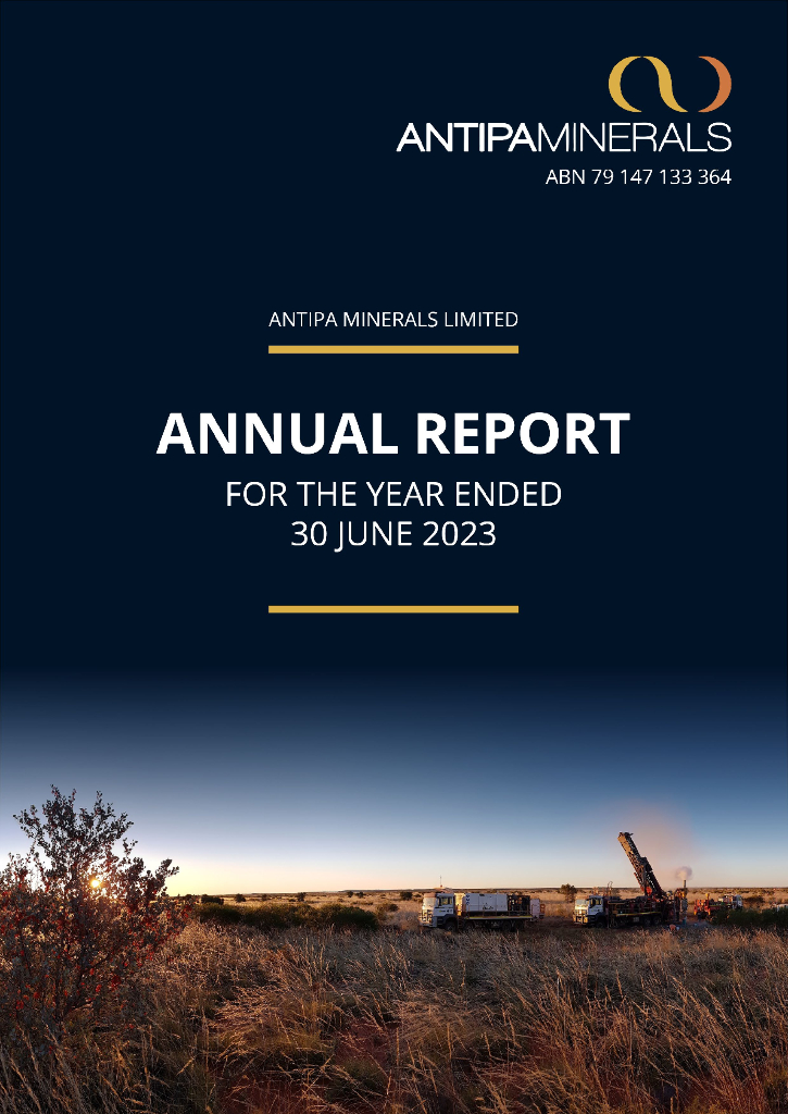 Antipa Minerals（AZY）2023财年年度报告（英文版）