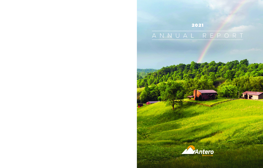 Antero Resources Corp（AR）2021财年年度报告（英文版）