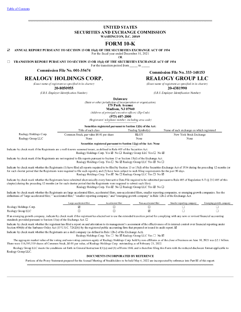 Anywhere Real Estate Inc.（HOUS）2021财年年度报告（英文版）