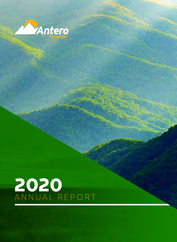 Antero Resources Corp（AR）2020财年年度报告（英文版）