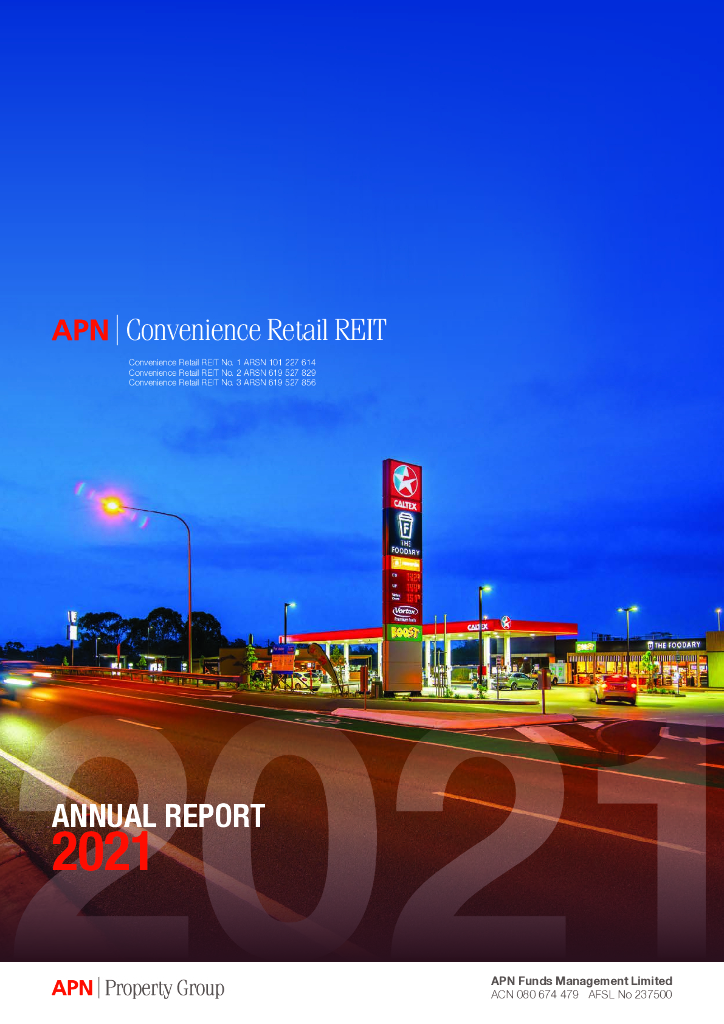 APN Convenience Retail REIT（AQR）2021财年年度报告（英文版）
