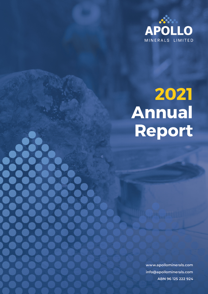Apollo Minerals Limited（AON）2021财年年度报告（英文版）