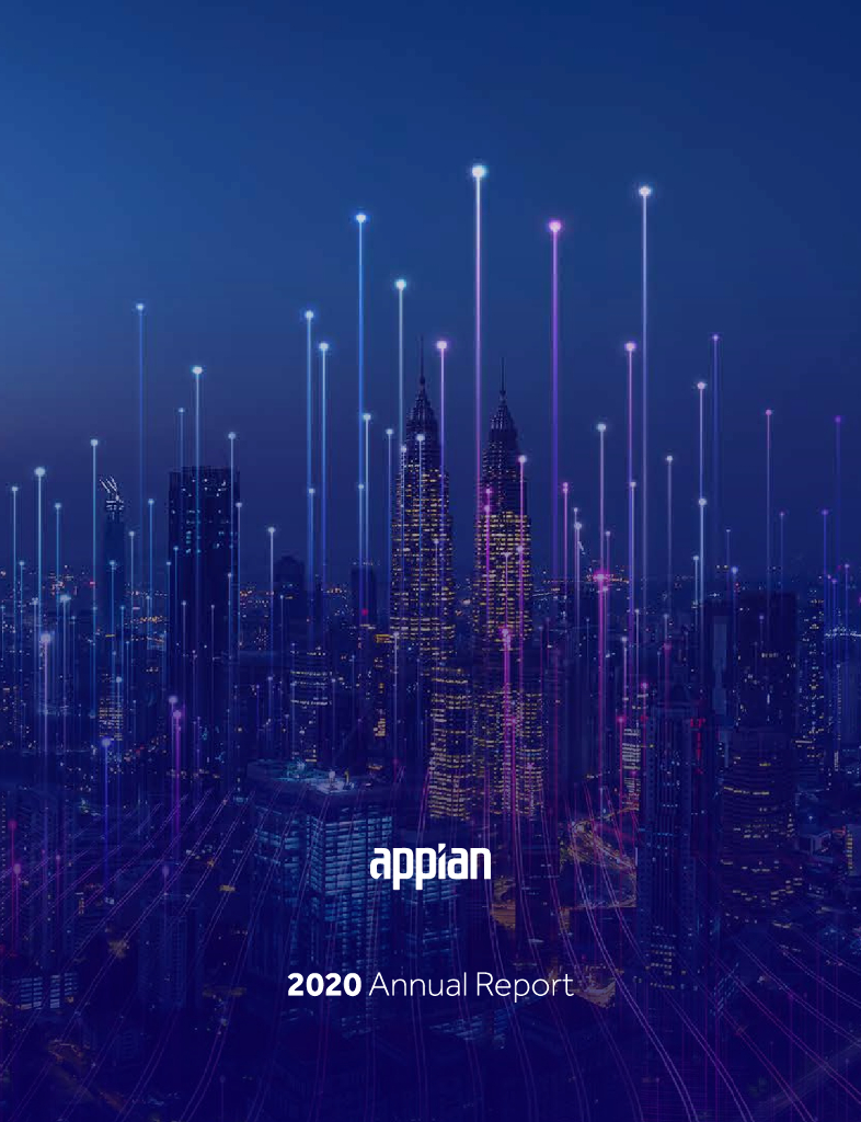 Appian Corporation（APPN）2020财年年度报告（英文版）