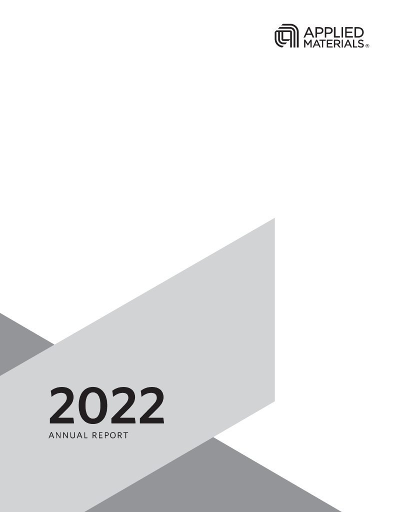 Applied Materials Inc.（AMAT）2022财年年度报告（英文版）