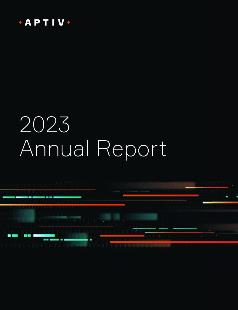 Aptiv（APTV）2023财年年度报告（英文版）