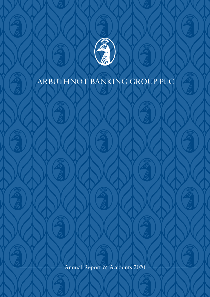 Arbuthnot Banking Group PLC（ARBB）2020财年年度报告（英文版）