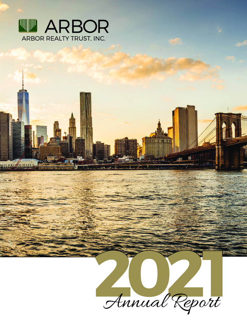 Arbor Realty Trust Inc.（ABR）2021财年年度报告（英文版）