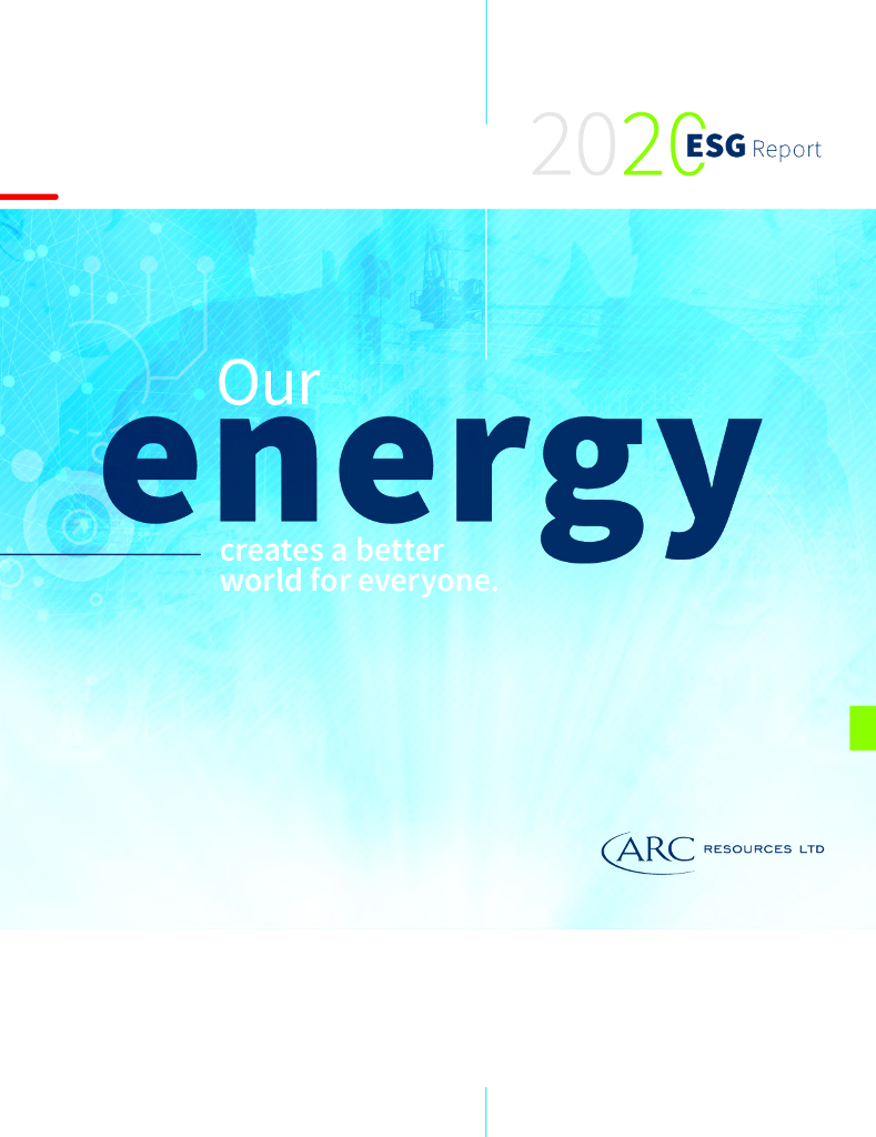 ARC Resources Limited（ARX）2020年ESG报告（英文版）
