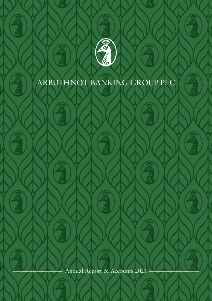 Arbuthnot Banking Group PLC（ARBB）2021财年年度报告（英文版）