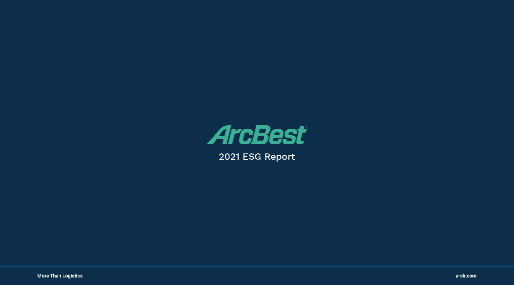 ArcBest（ARCB）2021年ESG报告（英文版）