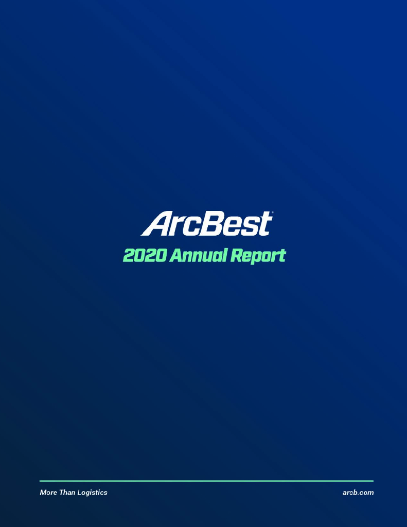 ArcBest（ARCB）2020财年年度报告（英文版）