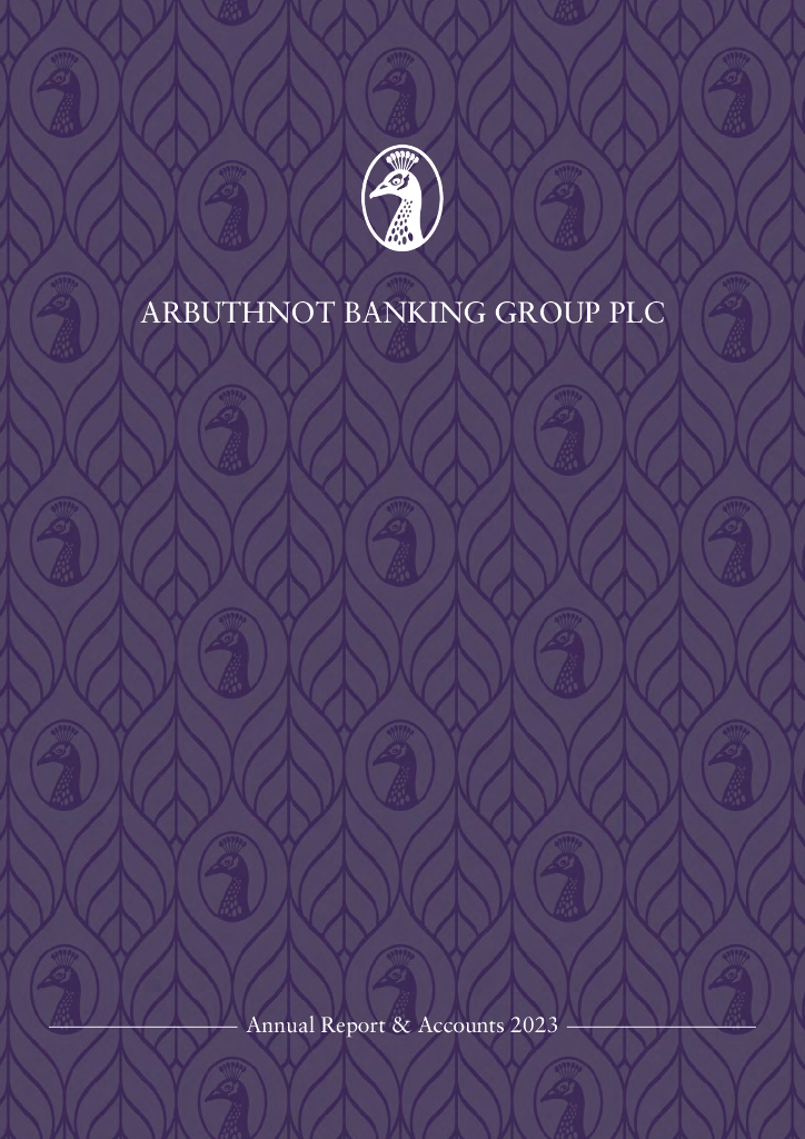 Arbuthnot Banking Group PLC（ARBB）2023财年年度报告（英文版）