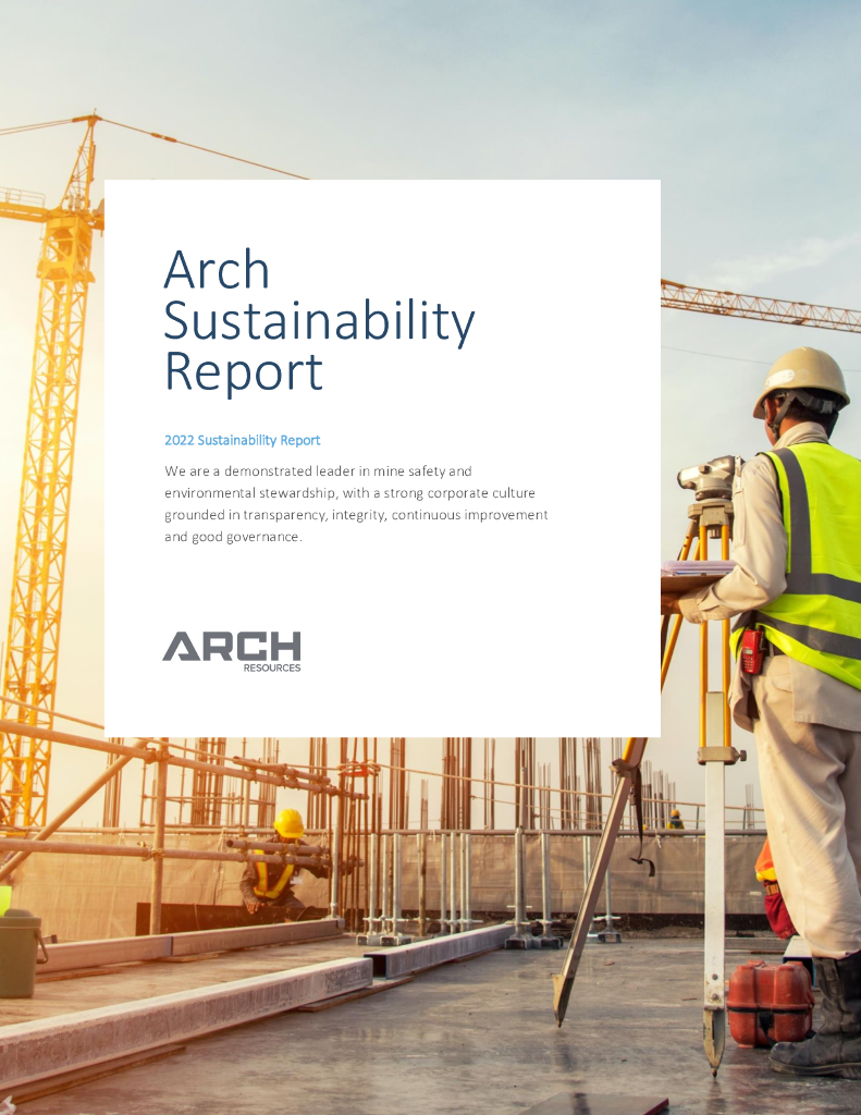 Arch Resources, Inc.（ARCH）2022年可持续发展报告（英文版）