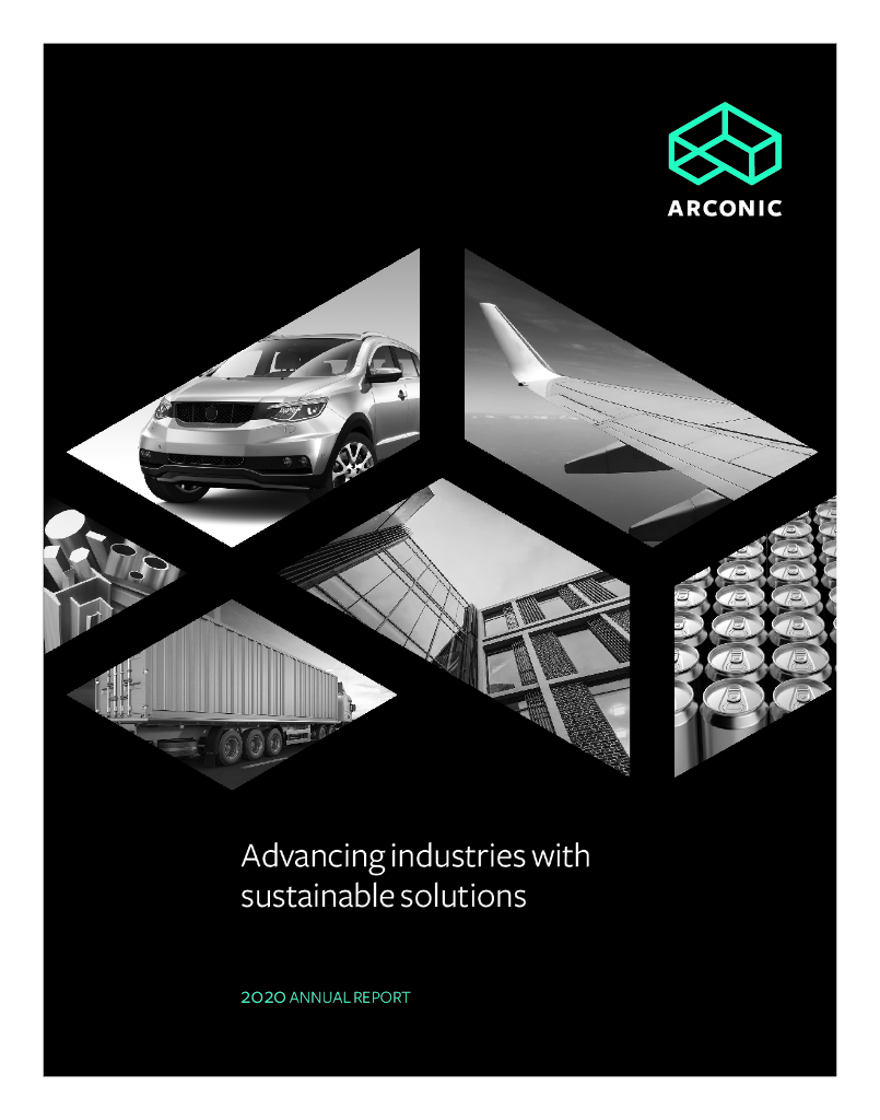 Arconic Inc.（ARNC）2020财年年度报告（英文版）