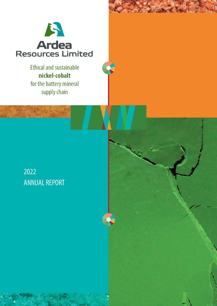 Ardea Resources Limited（ARL）2022财年年度报告（英文版）