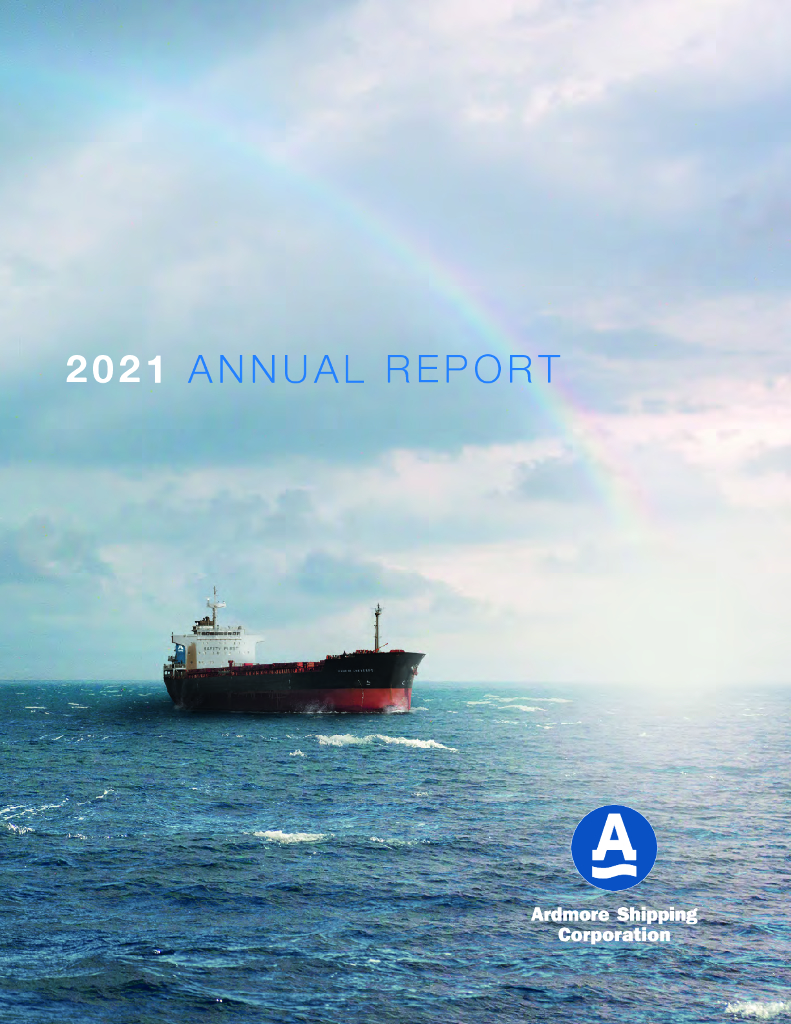 Ardmore Shipping Corp（ASC）2021财年年度报告（英文版）
