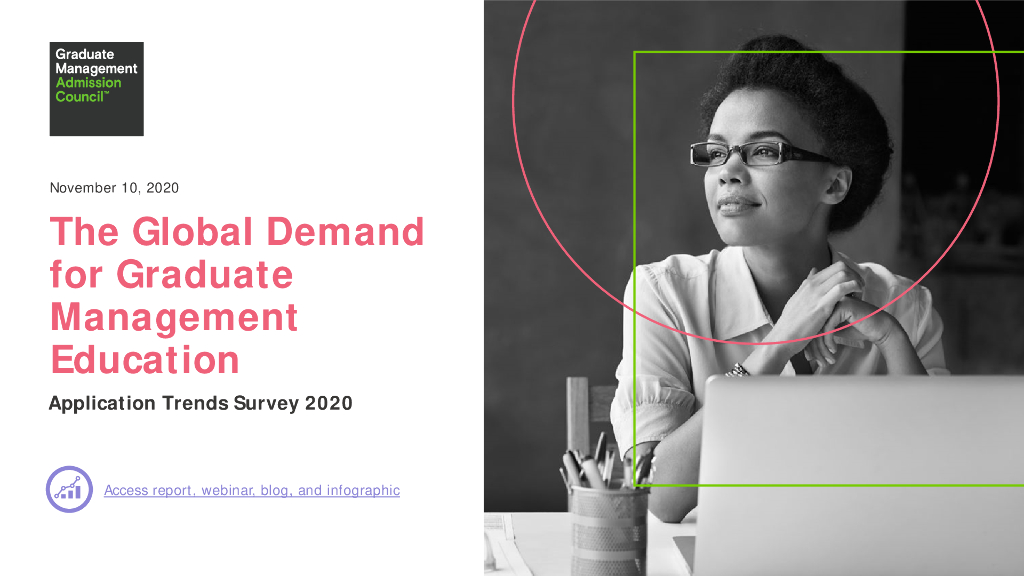 GMAC：2020年全球商学院申请趋势报告（英文版）