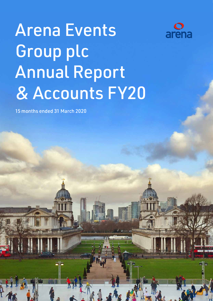 Arena Events Group plc（ARE）2020财年年度报告（英文版）