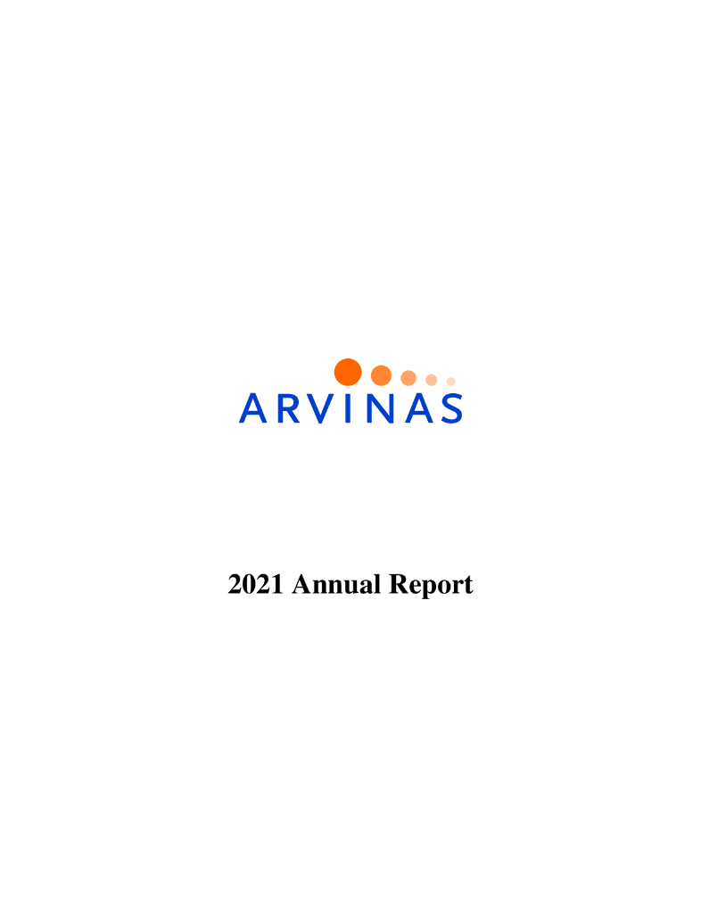 Arvinas（ARVN）2021财年年度报告（英文版）