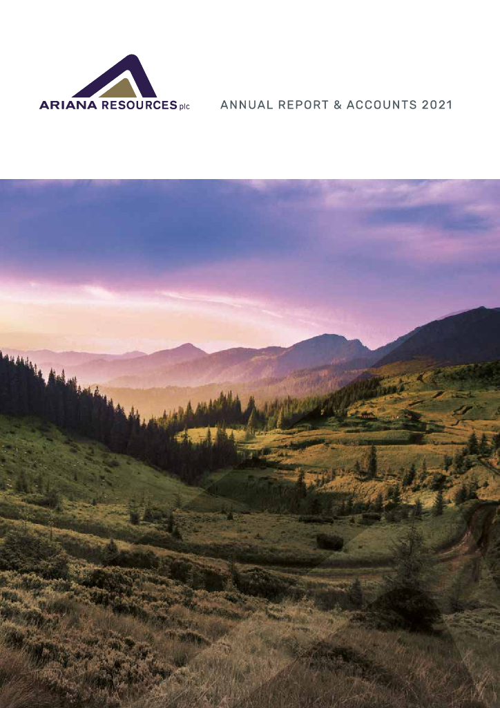 Ariana Resources Plc（AAU）2021财年年度报告（英文版）