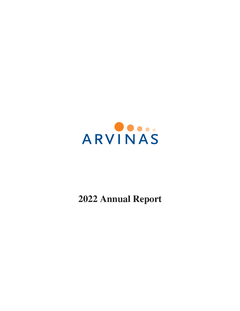 Arvinas（ARVN）2022财年年度报告（英文版）